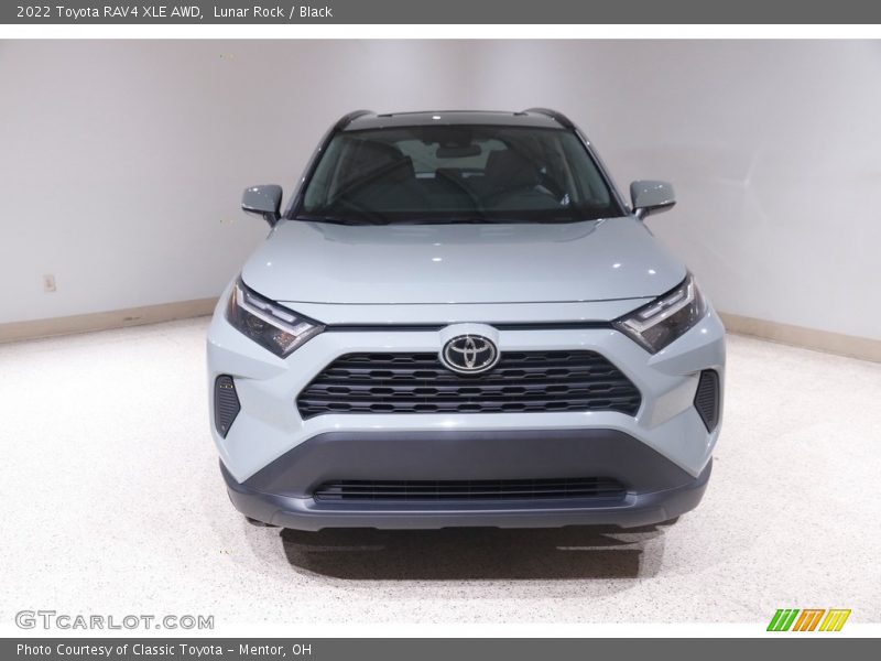 Lunar Rock / Black 2022 Toyota RAV4 XLE AWD
