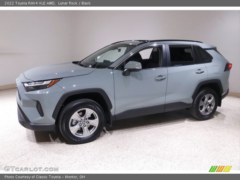 Lunar Rock / Black 2022 Toyota RAV4 XLE AWD