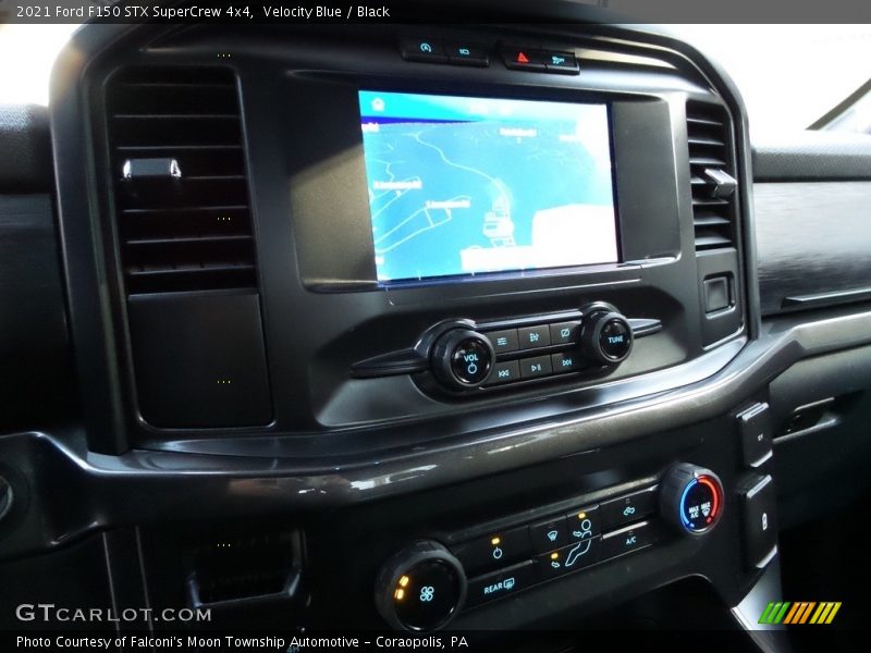 Velocity Blue / Black 2021 Ford F150 STX SuperCrew 4x4