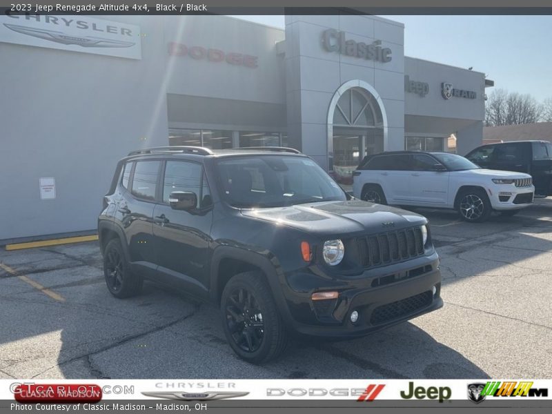 Black / Black 2023 Jeep Renegade Altitude 4x4