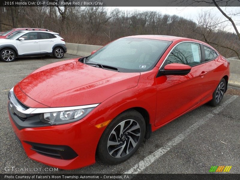 Front 3/4 View of 2016 Civic LX-P Coupe