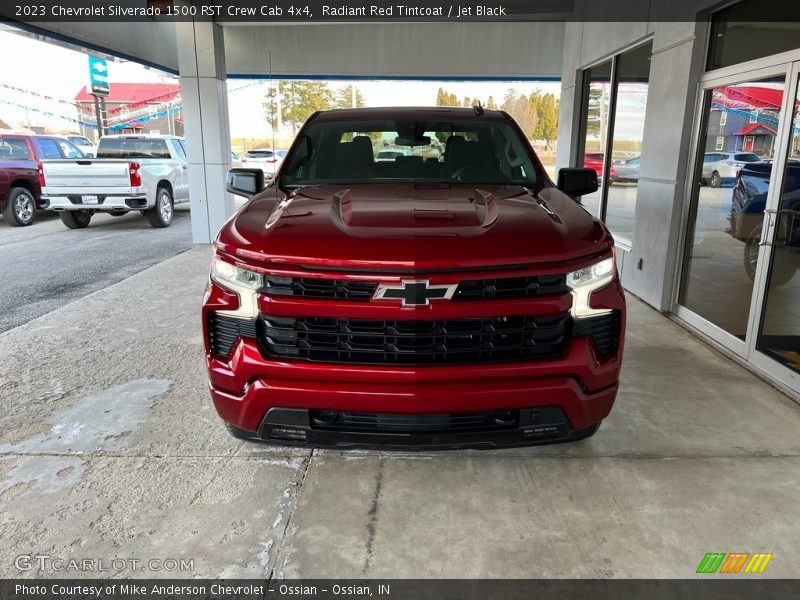 Radiant Red Tintcoat / Jet Black 2023 Chevrolet Silverado 1500 RST Crew Cab 4x4