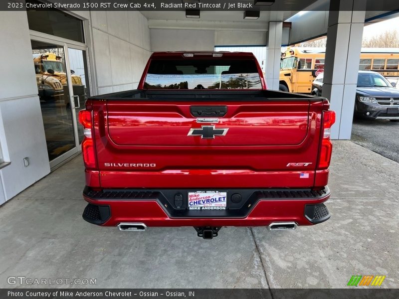 Radiant Red Tintcoat / Jet Black 2023 Chevrolet Silverado 1500 RST Crew Cab 4x4