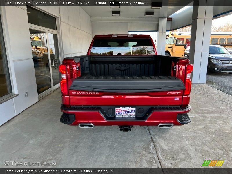 Radiant Red Tintcoat / Jet Black 2023 Chevrolet Silverado 1500 RST Crew Cab 4x4