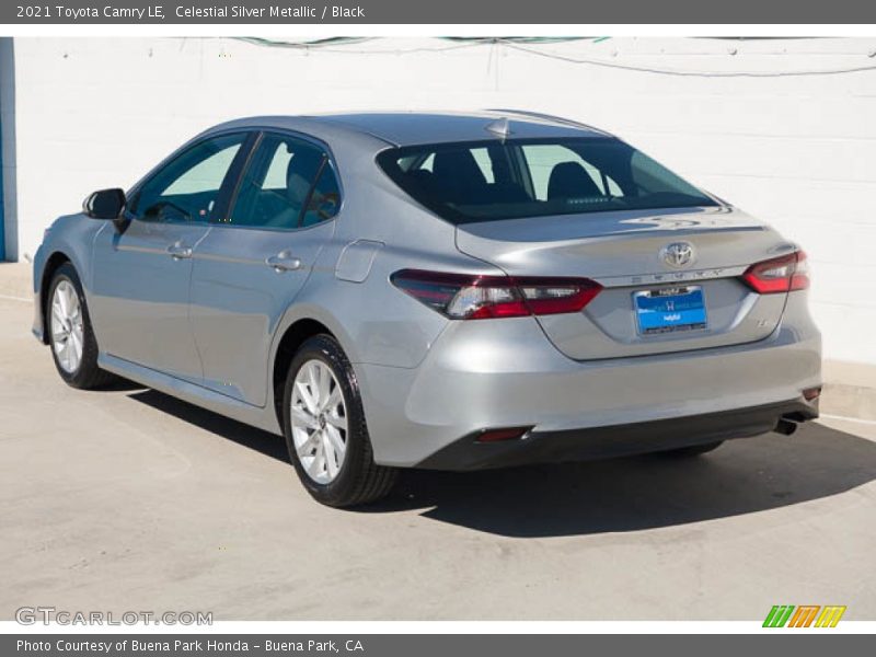 Celestial Silver Metallic / Black 2021 Toyota Camry LE