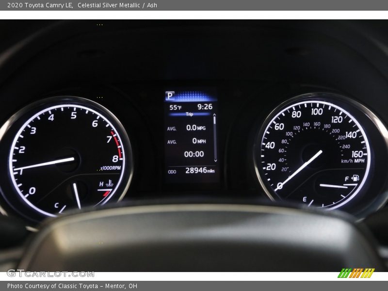 Celestial Silver Metallic / Ash 2020 Toyota Camry LE