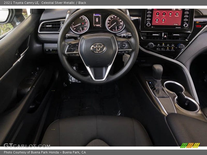 Celestial Silver Metallic / Black 2021 Toyota Camry LE