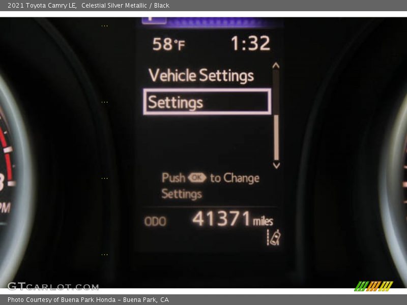 Celestial Silver Metallic / Black 2021 Toyota Camry LE