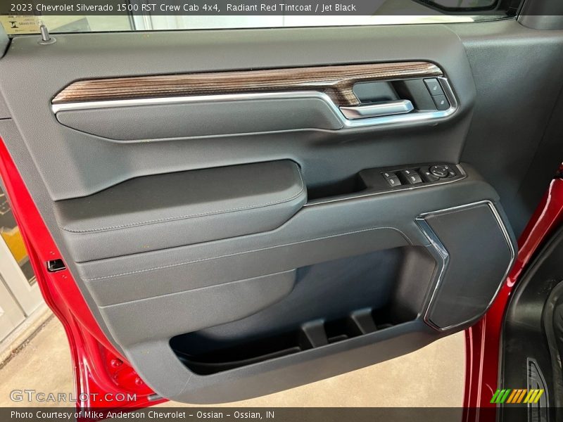 Radiant Red Tintcoat / Jet Black 2023 Chevrolet Silverado 1500 RST Crew Cab 4x4