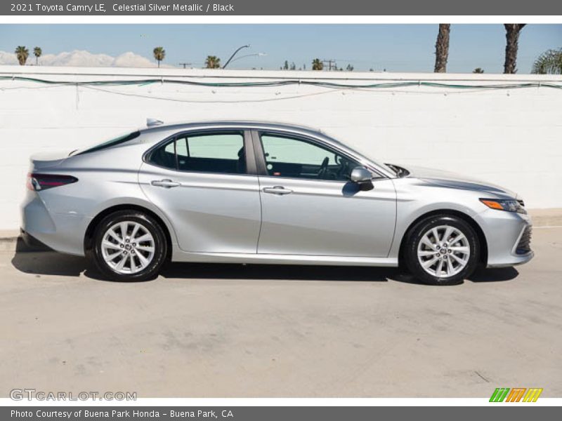 Celestial Silver Metallic / Black 2021 Toyota Camry LE