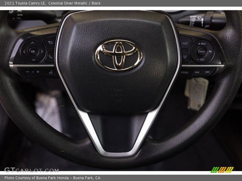 Celestial Silver Metallic / Black 2021 Toyota Camry LE