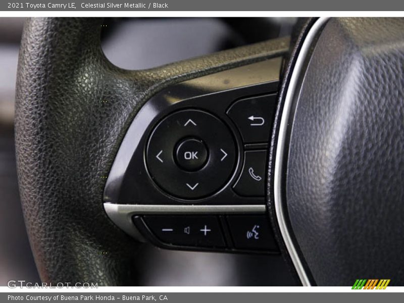 Celestial Silver Metallic / Black 2021 Toyota Camry LE