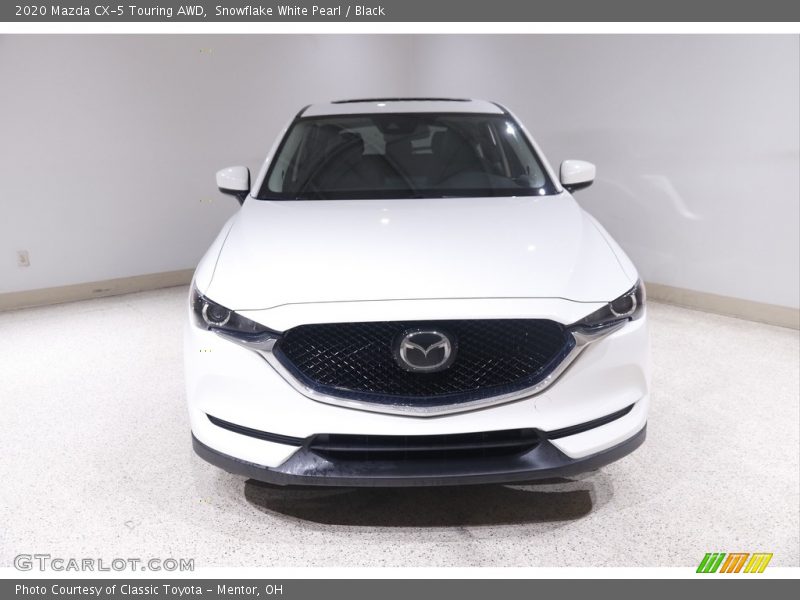 Snowflake White Pearl / Black 2020 Mazda CX-5 Touring AWD