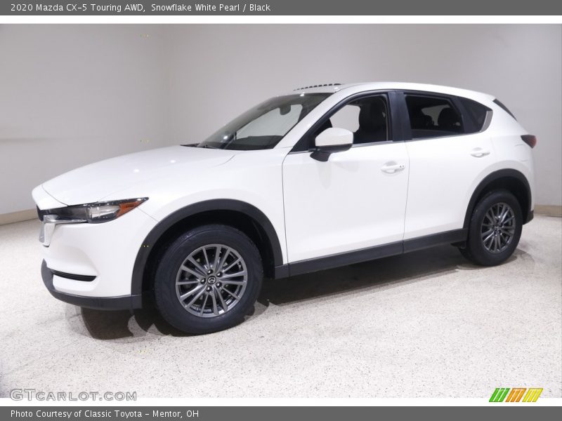 Snowflake White Pearl / Black 2020 Mazda CX-5 Touring AWD