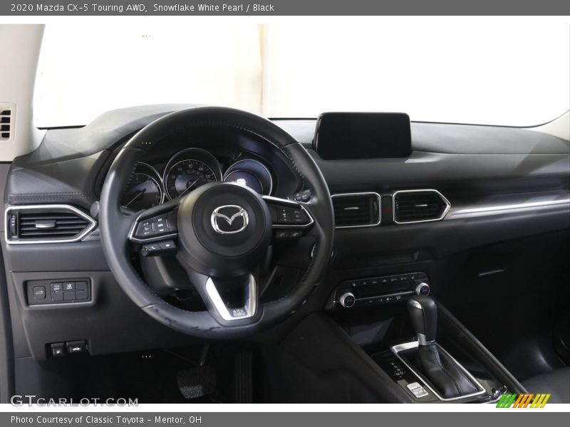 Snowflake White Pearl / Black 2020 Mazda CX-5 Touring AWD