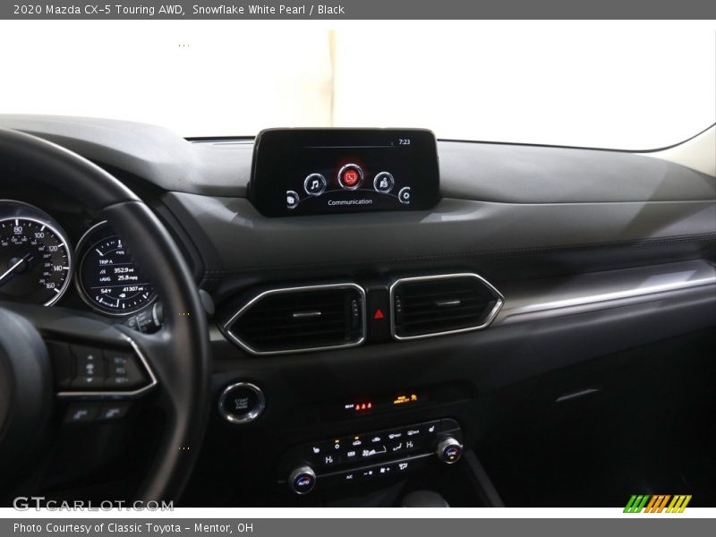 Snowflake White Pearl / Black 2020 Mazda CX-5 Touring AWD