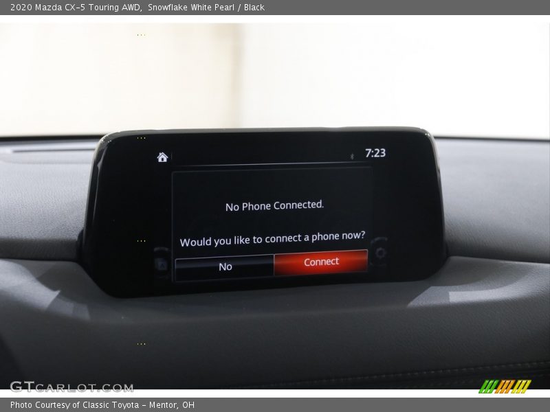 Snowflake White Pearl / Black 2020 Mazda CX-5 Touring AWD