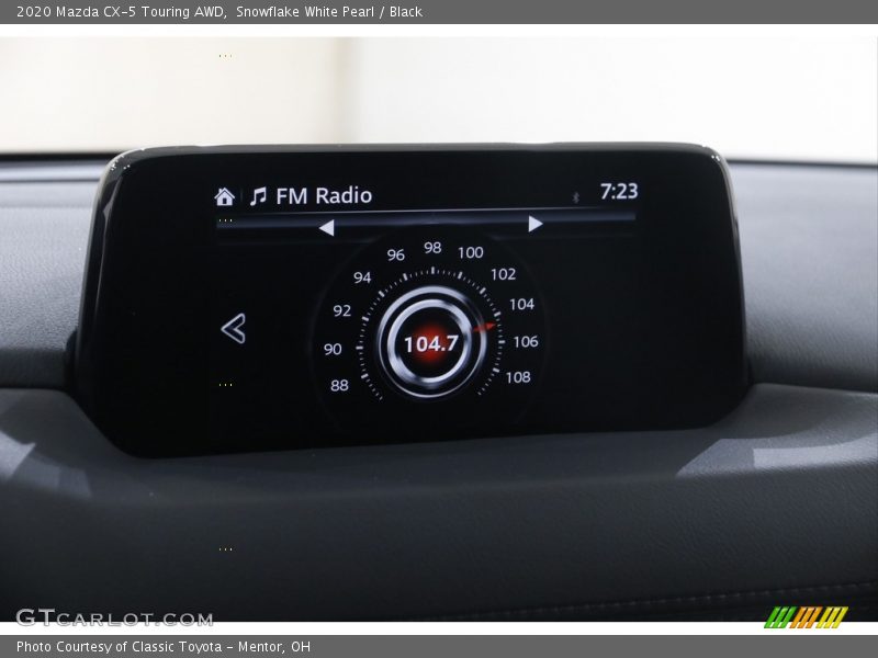 Snowflake White Pearl / Black 2020 Mazda CX-5 Touring AWD