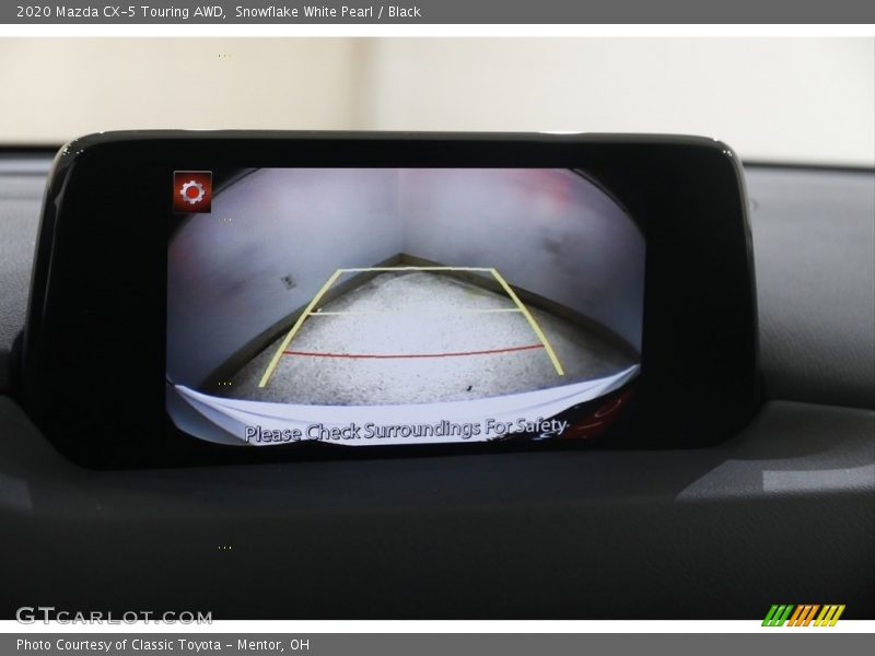 Snowflake White Pearl / Black 2020 Mazda CX-5 Touring AWD