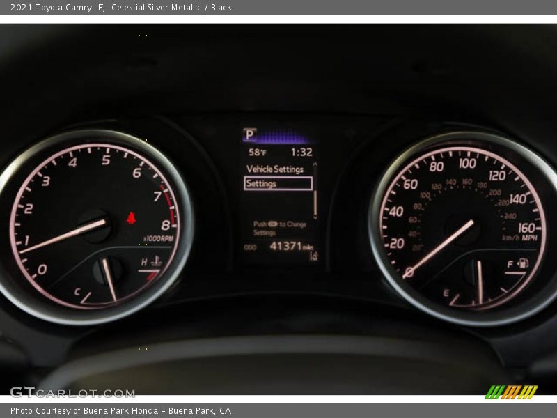 Celestial Silver Metallic / Black 2021 Toyota Camry LE