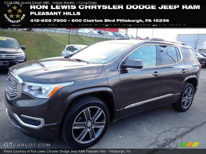 Iridium Metallic / Cocoa/Shale 2019 GMC Acadia Denali AWD