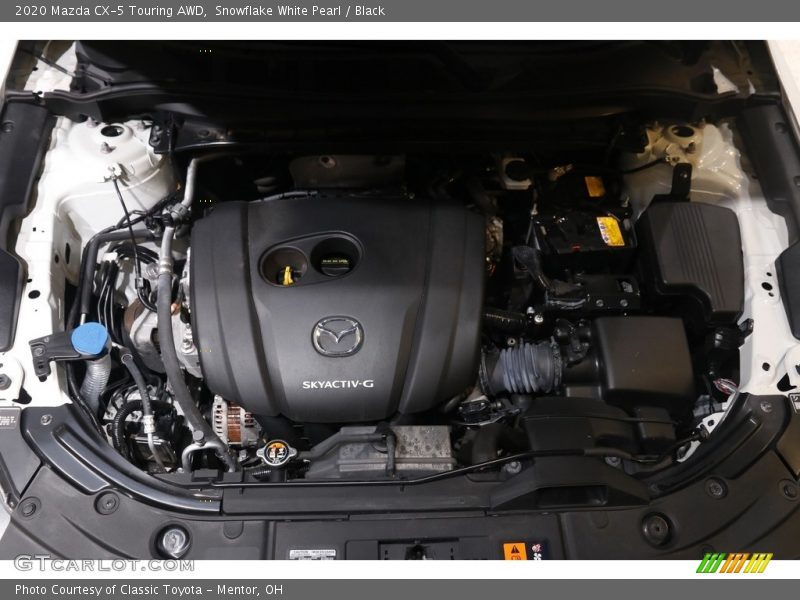 Snowflake White Pearl / Black 2020 Mazda CX-5 Touring AWD