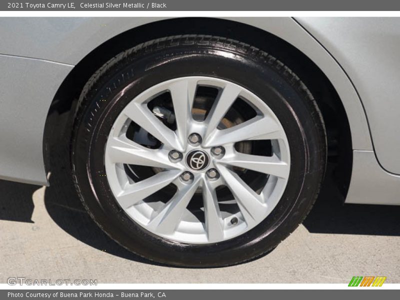 Celestial Silver Metallic / Black 2021 Toyota Camry LE