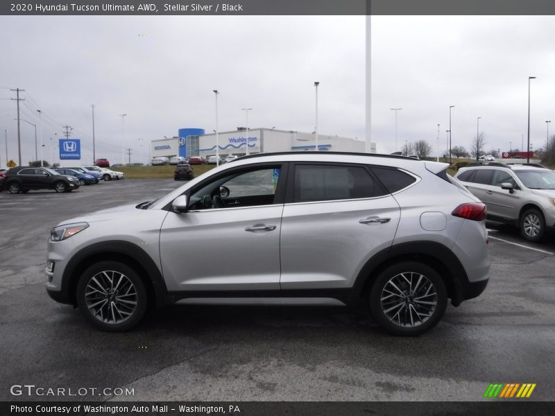 Stellar Silver / Black 2020 Hyundai Tucson Ultimate AWD