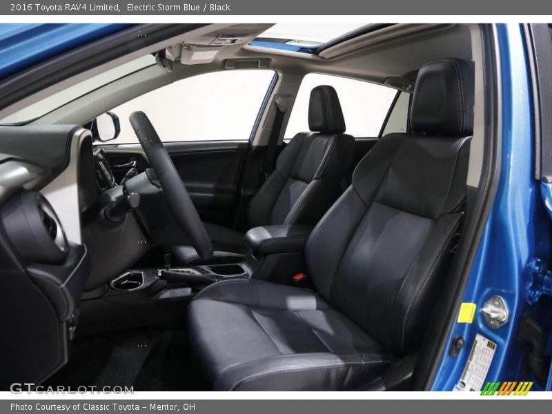 Electric Storm Blue / Black 2016 Toyota RAV4 Limited