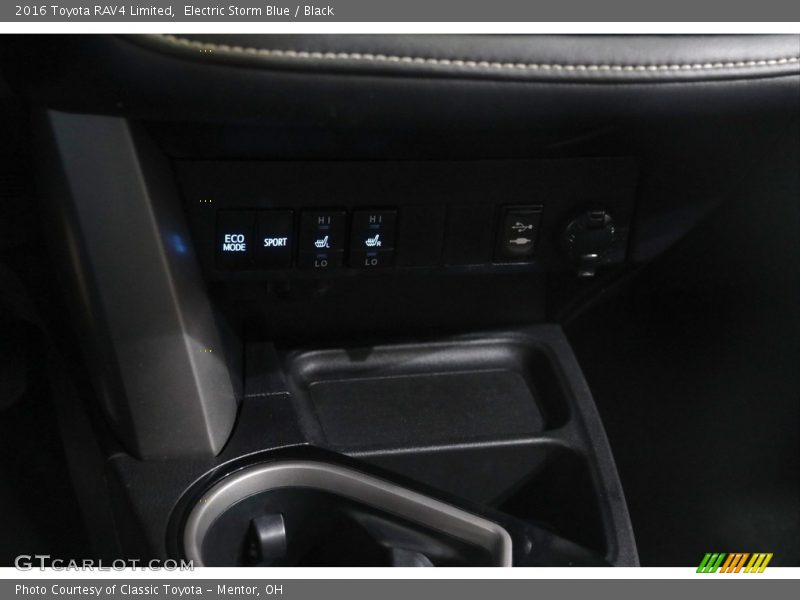 Electric Storm Blue / Black 2016 Toyota RAV4 Limited