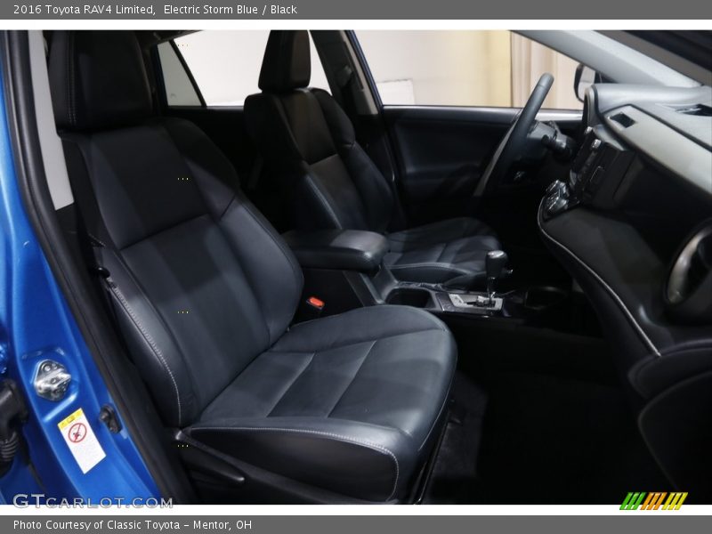 Electric Storm Blue / Black 2016 Toyota RAV4 Limited