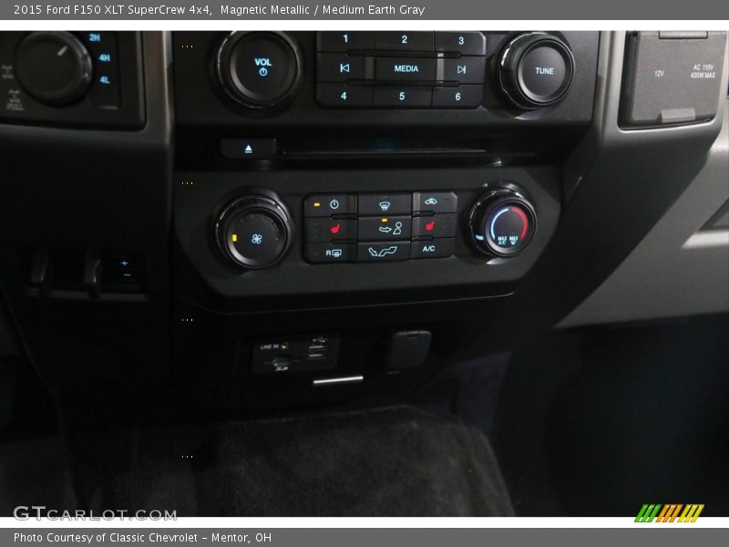 Magnetic Metallic / Medium Earth Gray 2015 Ford F150 XLT SuperCrew 4x4