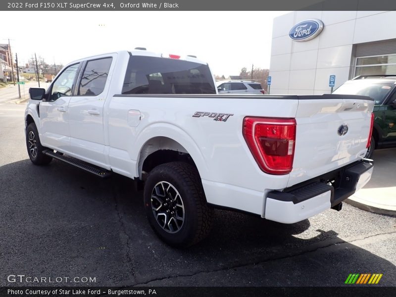 Oxford White / Black 2022 Ford F150 XLT SuperCrew 4x4