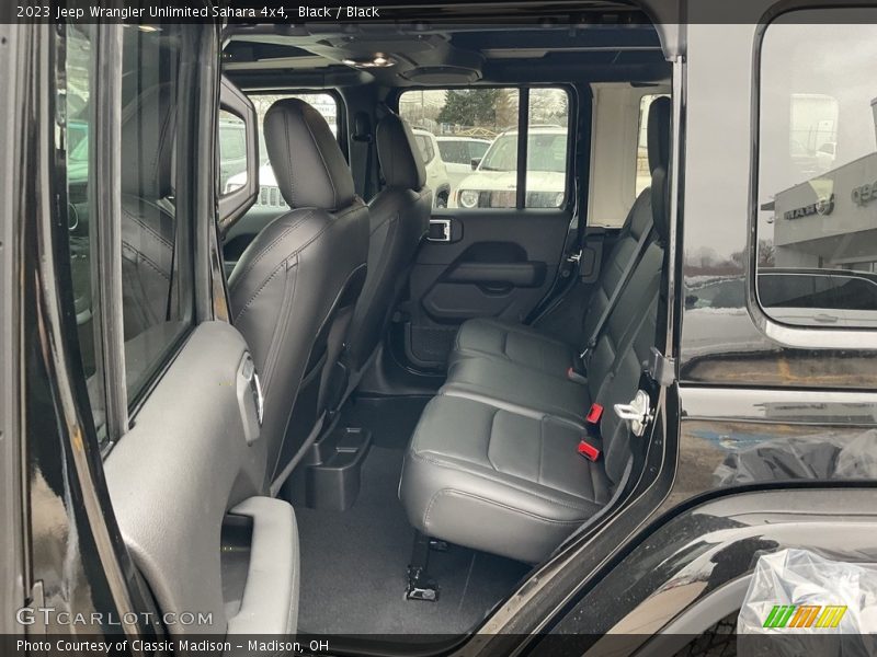 Black / Black 2023 Jeep Wrangler Unlimited Sahara 4x4