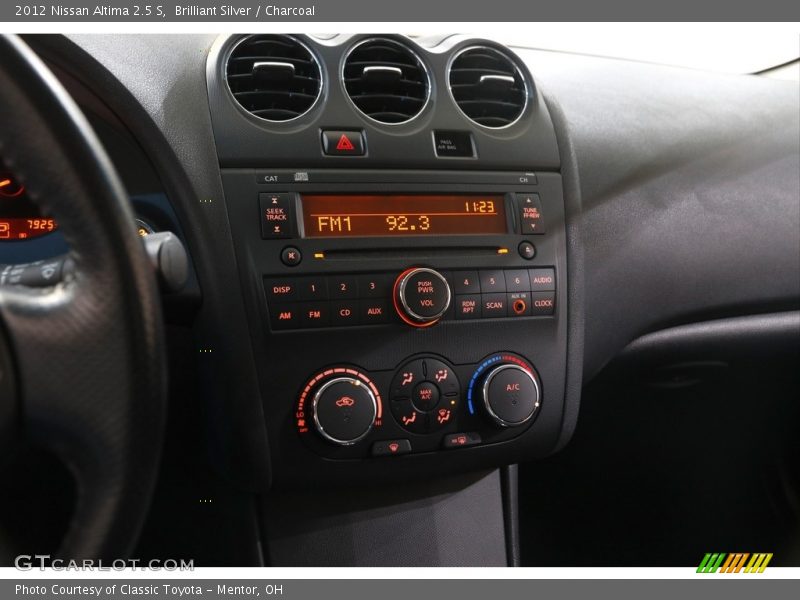 Brilliant Silver / Charcoal 2012 Nissan Altima 2.5 S
