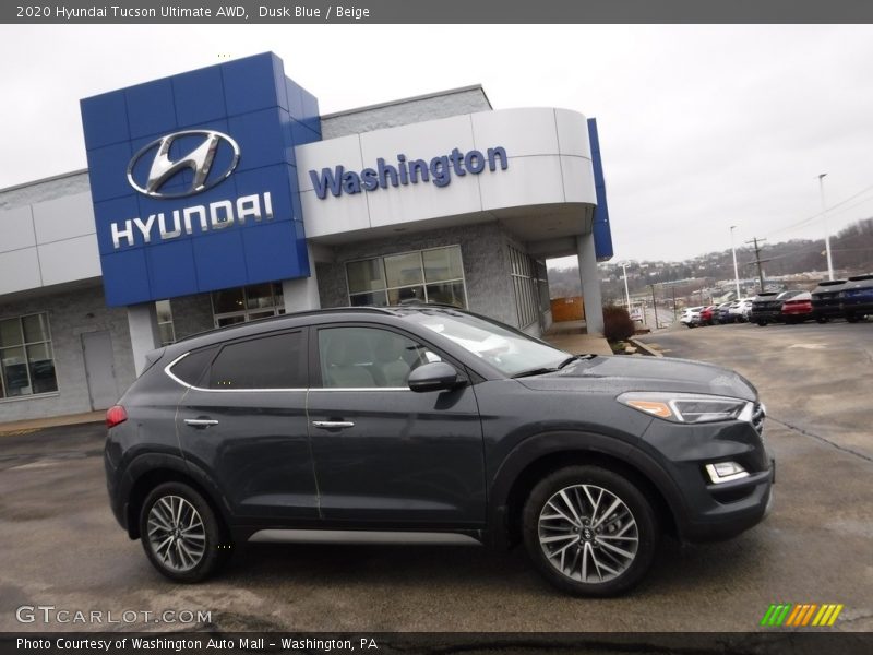 Dusk Blue / Beige 2020 Hyundai Tucson Ultimate AWD