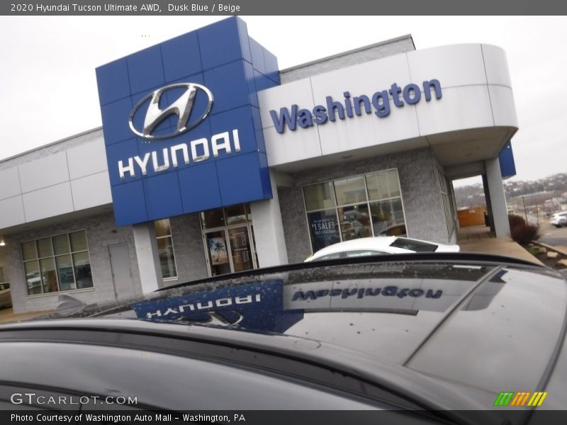 Dusk Blue / Beige 2020 Hyundai Tucson Ultimate AWD