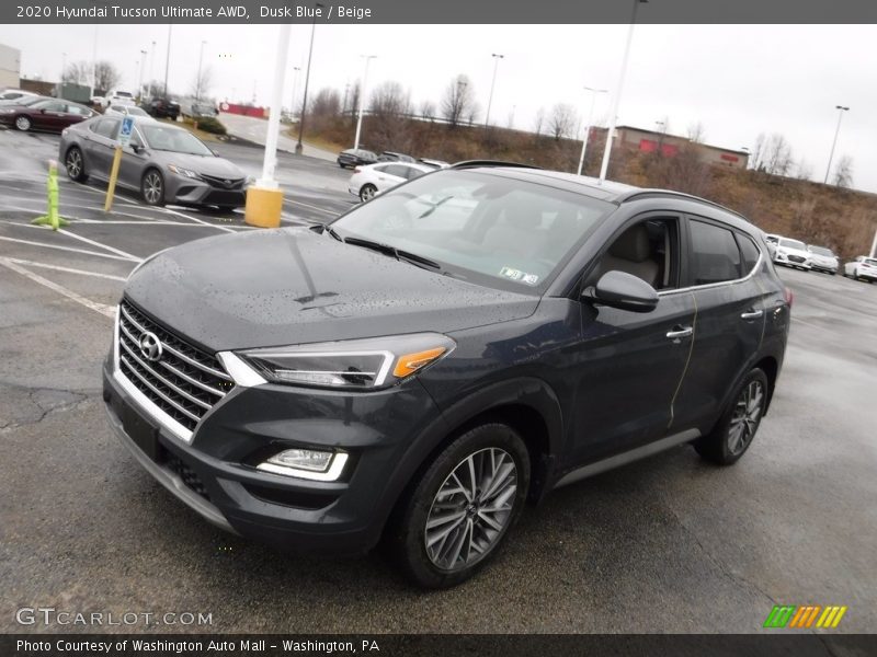 Dusk Blue / Beige 2020 Hyundai Tucson Ultimate AWD