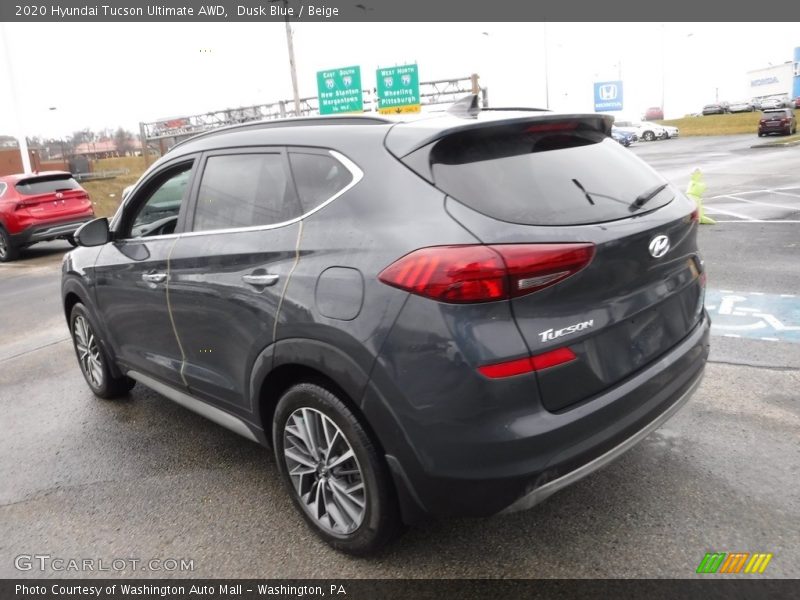 Dusk Blue / Beige 2020 Hyundai Tucson Ultimate AWD