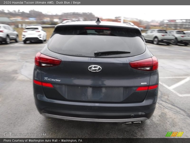 Dusk Blue / Beige 2020 Hyundai Tucson Ultimate AWD