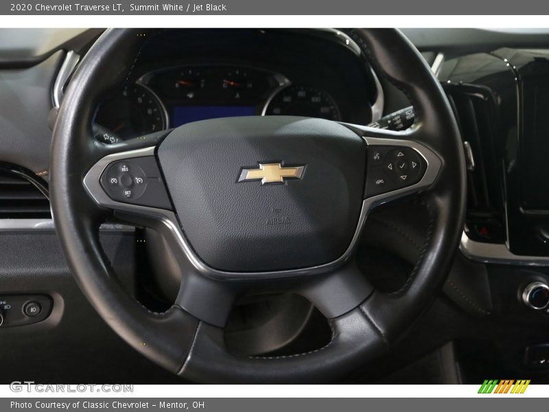 Summit White / Jet Black 2020 Chevrolet Traverse LT