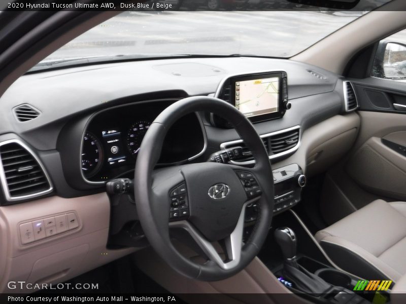 Dusk Blue / Beige 2020 Hyundai Tucson Ultimate AWD