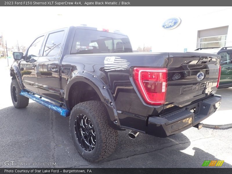 Agate Black Metallic / Black 2023 Ford F150 Sherrod XLT SuperCrew 4x4
