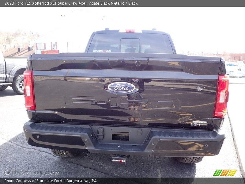 Agate Black Metallic / Black 2023 Ford F150 Sherrod XLT SuperCrew 4x4
