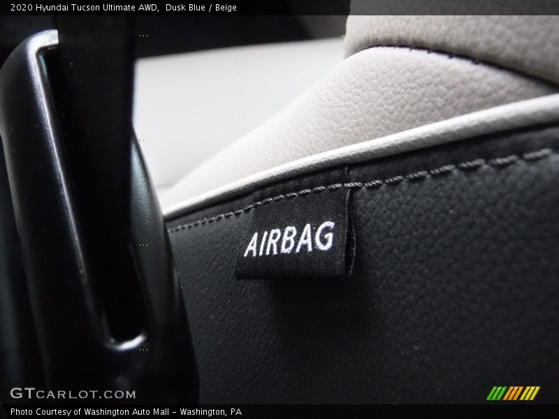 Dusk Blue / Beige 2020 Hyundai Tucson Ultimate AWD