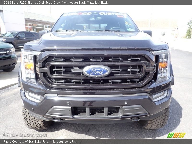 Agate Black Metallic / Black 2023 Ford F150 Sherrod XLT SuperCrew 4x4