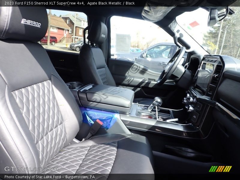 Agate Black Metallic / Black 2023 Ford F150 Sherrod XLT SuperCrew 4x4