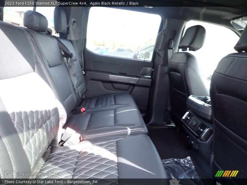 Agate Black Metallic / Black 2023 Ford F150 Sherrod XLT SuperCrew 4x4