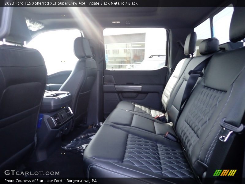 Agate Black Metallic / Black 2023 Ford F150 Sherrod XLT SuperCrew 4x4