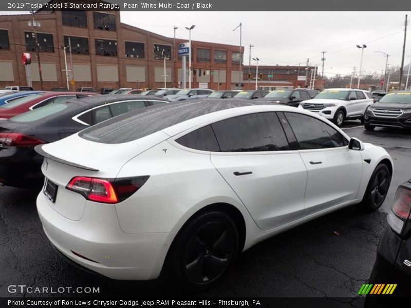 Pearl White Multi-Coat / Black 2019 Tesla Model 3 Standard Range